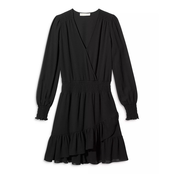 MICHAEL Michael Kors • Smocked Ruffled Dress - Picture 3 of 9